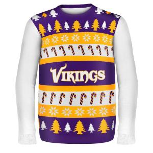 Áo thu đông Forever Collectibles MINNESOTA VIKINGS ONE TOO MANY UGLY SWEATER