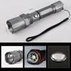 Đèn pin 2 in 1 LED Flashlight Emergency Pointed End 350lm 3 Mode Gray
