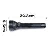 Đèn pin ZONO 1300 Lumen Cree T6 Led Flashlight Rechargeable Torch Black 4 Color Lens Included