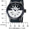 Đồng hồ Fortis Men's 672.18.11 K B-42 Flieger Black Cockpit GMT Watch