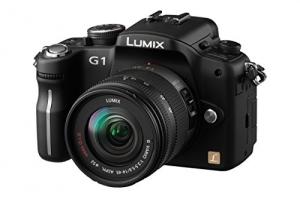 Máy ảnh Panasonic Lumix DMC-G1 12.1MP Micro Four Thirds Interchangeable Lens Digital SLR Camera (Black Body)