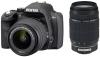 Máy ảnh Pentax K-r 12.4 MP Digital SLR Camera with 3.0-Inch LCD and 18-55mm f/3.5-5.6 and 55-300mm f/4-5.8 Lenses (Black)