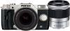 Máy ảnh PENTAX digital SLR camera Q10 double zoom Kit silver Q10 WZOOMKIT SILVER