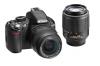 Máy ảnh Nikon D3100 14.2MP Digital SLR Double-Zoom Lens Kit with 18-55mm and 55-200mm DX Zoom Lenses (Black) (OLD MODEL)