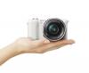 Máy ảnh Sony a5100 16-50mm Interchangeable Lens Camera with 3-Inch Flip Up LCD (White)