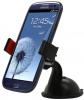 Aduro U-GRIP PLUS Universal Dashboard Windshield Car Mount for Smart Phones, Apple iPhone 5 / 5S / 5C / 4 / 4S / 3G, Samsung Galaxy S2 / S3 / S4, Galaxy NOTE 2, Motorola Droid RAZR / MAXX, HTC EVO 4G, HTC One X, LG Revolution, GPS Holder (Black/Red)