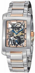 Đồng hồ Stuhrling Original Men's 8144C2B.332A114 Classic Gatsby Elite Mechanical Skeleton Rose Tone Dial Watch