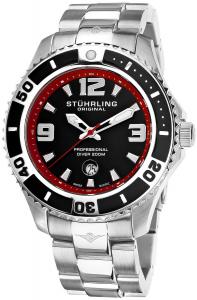 Đồng hồ Stuhrling Original Men's 161B3.331164 Nautical Regatta Grand II Swiss Quartz Divers Date Stainless Steel Watch