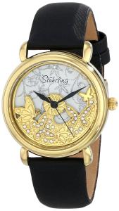 Đồng hồ Stuhrling Original Women's 715.02 Vogue Jezebel Analog Display Swiss Quartz Black Watch
