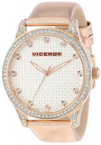Đồng hồ Viceroy Women's 40700-97 Rose Gold Ion-Plated Stainless Steel and Metallic Patent Leather Watch