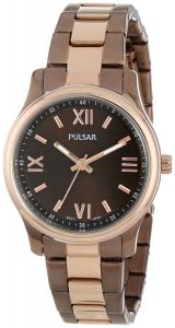 Đồng hồ Pulsar Women's PH8066 Analog Display Japanese Quartz Brown Watch