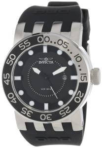Đồng hồ Invicta Men's 12423 DNA Black Dial Black Silicone Watch