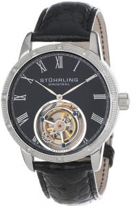 Đồng hồ Đồng hồ Stuhrling Original Men's 312S.3315X1 Tourbillon Diamond Dominus Limited Edition Mechanical Black Dial Watch