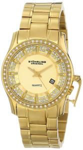 Đồng hồ Stuhrling Original Women's 910.02 Symphony Calliope Analog Display Quartz Gold Watch