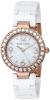 Đồng hồ Anne Klein Women's AK/1660RGWT [Amazon Exclusive] Rose Gold-Tone Swarovski Crystal Accented White Ceramic Bracelet Watch