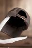 Mũ Oil Cloth & Leather Baseball Cap