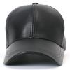 Mũ ililily Genuine Leather Precurved Bill Baseball Cap with Snapback (ballcap-575)