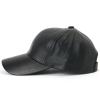 Mũ ililily Genuine Leather Precurved Bill Baseball Cap with Snapback (ballcap-575)