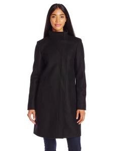 Áo khoác Marc New York by Andrew Marc Women's Taylor Funnel-Neck Wool Coat