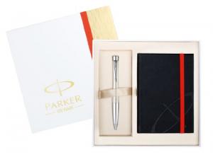 Bút Parker Urban Premium Pearl Medium Point Ballpoint Pen and Notebook Gift Set (1889097)
