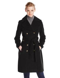 Áo khoác Anne Klein Women's Double-Breasted Wool/Cashmere Coat