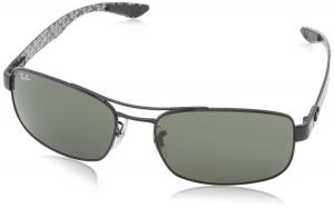 Kính mắt Ray-Ban Rb8316 Rectangular Sunglasses,Black,62 mm