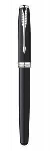 Bút Parker Sonnet Rollerball Pen, Medium Point, Black Lacquer with Chrome Trim (S0808820)