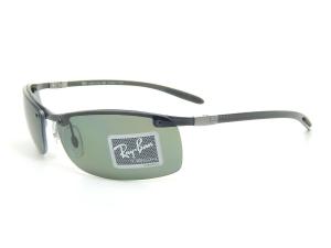 Kính mắt New Ray Ban Tech RB8305 082/9A Dark Carbon/Polarized Gray-Green 63mm Sunglasses