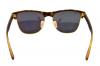 Kính mắt Ray-Ban Oversized Clubmaster in Matte Havana Grey Green Mirror RB4175 609219 57