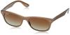 Kính mắt Ray-Ban Unisex Adult Liteforce Rounded Wayfarer Sunglasses in Matte Brown Polarised RB4207 6033TS 52