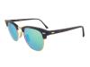 Kính mắt Ray Ban Sunglasses Clubmaster Flash RB3016 114519, Frame Tortoise/Grey, Mirror Green