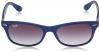 Kính mắt Ray-Ban Unisex Adult Liteforce Rounded Wayfarer Sunglasses in Matte Blue RB4207 60158G 52