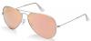 Kính mắt Ray-Ban Aviator Sunglasses Matte Silver/Pink Mirror (019/Z2) 55mm (SMALL SIZE)