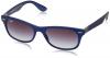 Kính mắt Ray-Ban Unisex Adult Liteforce Rounded Wayfarer Sunglasses in Matte Blue RB4207 60158G 52