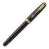 Bút Parker Sonnet Lacquer Medium Point Rollerball Pen with Golden Trim, Black (1743581)