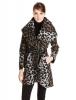 Áo khoác T Tahari Women's Marla Wool Wrap Coat Leopard