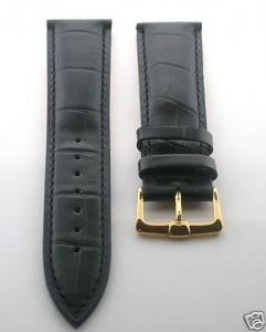 Quai đồng hồ 20mm Italian Leather Band Watch Strap for Breitling Gold
