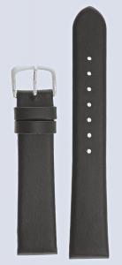 Quai đồng hồ Men's Genuine Italian Leather Watchband Black 19mm Watch Band