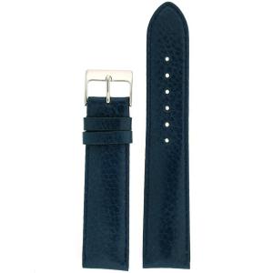 Quai đồng hồ Watch Band Calfskin Leather Comfort Lite Padded Blue Mens 18 millimeters