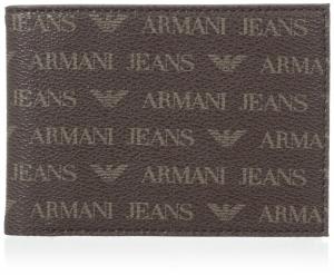 Ví Armani Jeans Men's J4 Pebbled Eco Leather Wallet and Key Chain