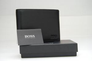 Ví Hugo Boss Arezzo 50128297 Black Trifold Leather Mens Wallet