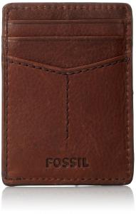 Ví Fossil Men's Bruce Multicard Front Pocket Wallet Black