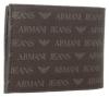 Ví Armani Jeans Men's Pebbled Logo Printed Eco Wallet Fold