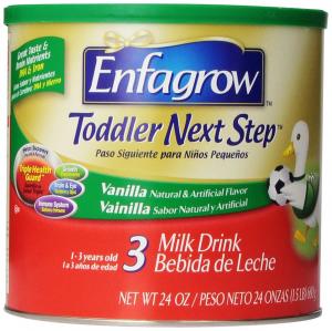 Sữa Enfagrow Toddler Next Step  Vanilla, for Toddlers 1 Year and Up, 24 Ounce (Pack of 3)