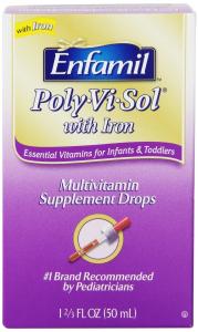 Sữa Enfamil Poly-Vi-Sol Multivitamin Supplement Drops with Iron for Infants and Toddlers, 50 mL