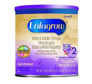 Sữa Enfagrow Toddler Transitions Gentlease, Milk-Based Powder with Iron, 21 Ounce by Enfagrow