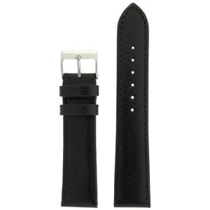 Quai đồng hồ Watch Band Black Genuine Leather Calf Mens Strap 20 millimeter Tech Swiss