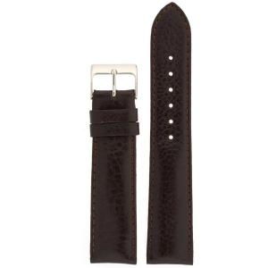 Quai đồng hồ Watch Band Calfskin Leather Comfort Lite Padded Brown Mens 22 millimeters