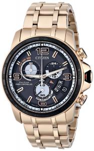 Đồng hồ Citizen Men's BY0108-50E Chrono-Time A-T Analog Display Japanese Quartz Rose Gold Watch