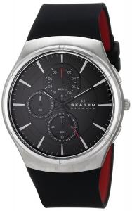 Đồng hồ Skagen Men's SKW6133 Jannik Automatic Chronograph Stainless Steel Black Watch